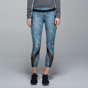 Lululemon Inspire Tight II - Luxtreme - Pebble Print Parfait Pink Alberta Lake